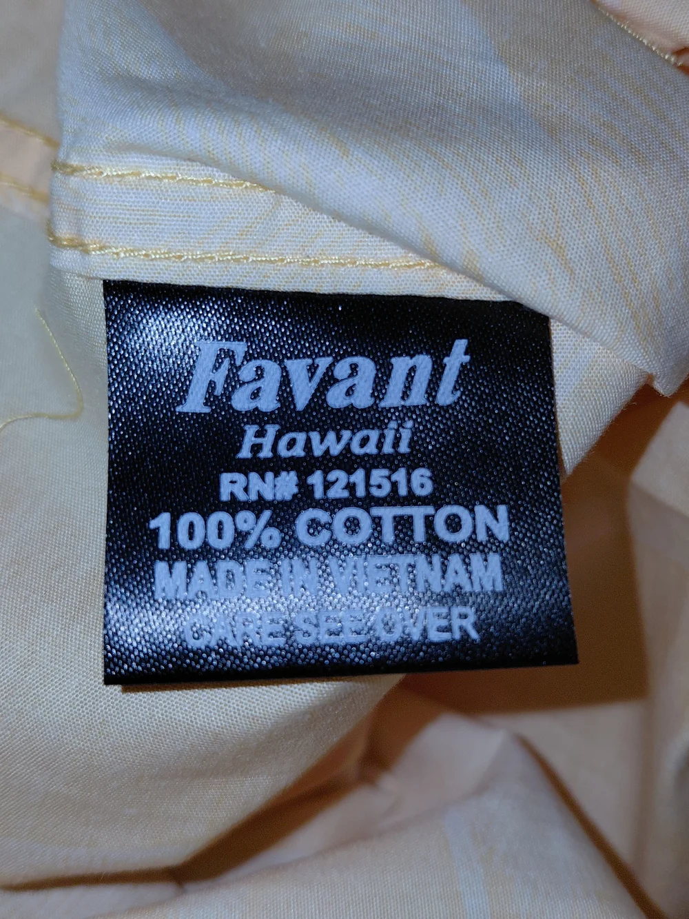 Favant Men's Yellow Hawaiian Surf Print Button-Down Shirt #2215